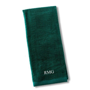 Serviette de golf personnalisée par vert