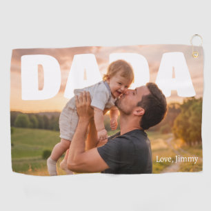 Serviette de golf personnalisée PhotoPop pour la f