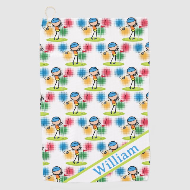 Serviette De Golf Personnaliser (Devant)