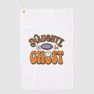 Serviette De Golf Petit Fantôme Vilain Design de Chemise Halloween V