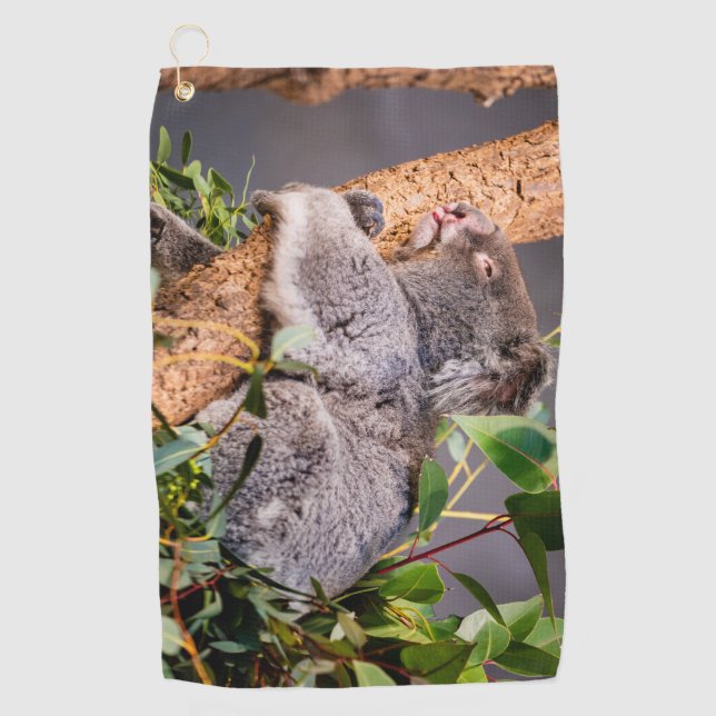 Serviette De Golf Petit koala doux (Devant)