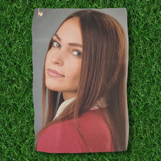 Serviette De Golf Photo personnalisée (Créateur téléchargé)