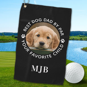 Serviette De Golf Photo Personnalisée Monogramme Personnalisé De Chi