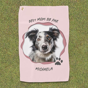 Serviette De Golf Photo rose moderne chien animal de compagnie Best