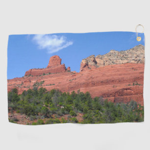 Serviette De Golf Photographie de Steamboat Rock à Sedona Arizona