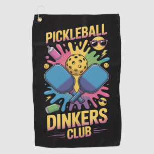 Serviette De Golf Pickleball Pickleball Dinkers Club Graffiti Sports