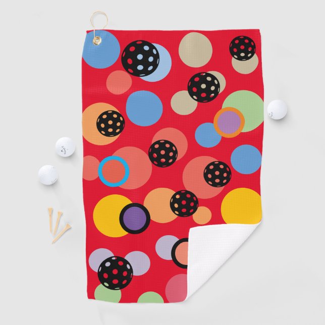 Serviette De Golf Pickleball Towel (En situation)
