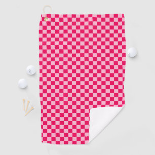 Serviette De Golf Pink Combination Classic Checkerboard par STaylor