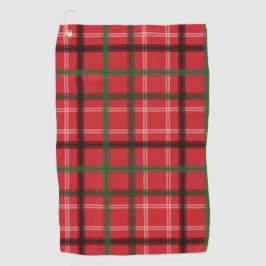 Serviette De Golf Plaid de Noël