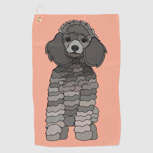 Serviette De Golf Poodle Dog Pet (Devant)