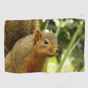 Serviette De Golf Portrait d'un écureuil Nature Animal Photographie