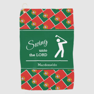 Serviette De Golf PORTUGAL personnalisé