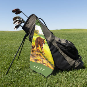 Serviette de golf pour chat