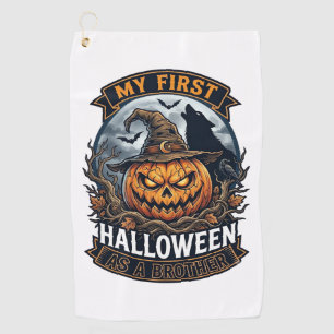 Serviette De Golf Premier Halloween en tant que frère Pumpkin Wolf M