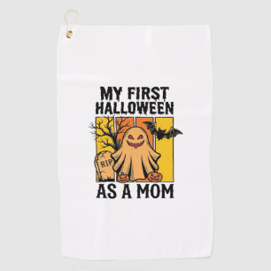 Serviette De Golf Première chemise de maman Halloween Design de fant