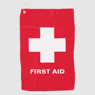 Serviette De Golf Premiers soins et urgences, Ambulance, Aide/servie