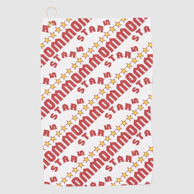 Serviette De Golf Prix Five Star Mom Tiled (Devant)