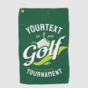 Serviette De Golf Pro Golfer NAME Golf Trophée Tournoi de golf