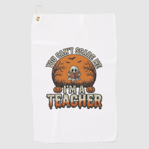 Serviette De Golf Professeur Halloween Vous Ne Pouvez Pas M'effrayer