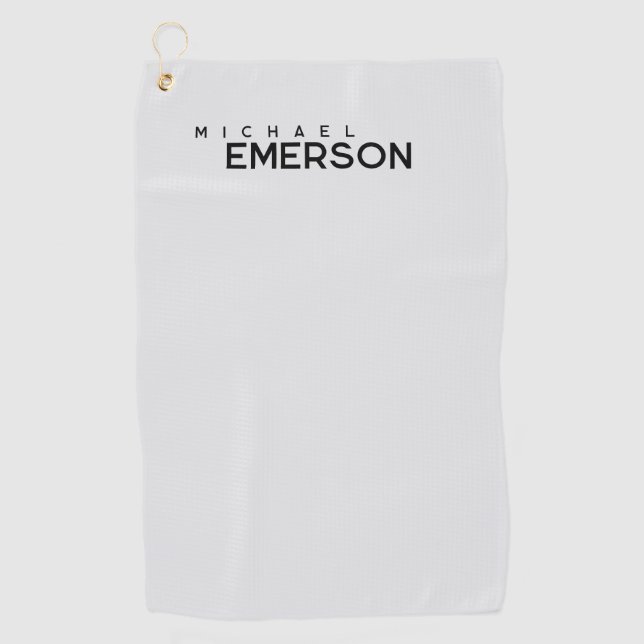 Serviette De Golf Professional minimalist modern plain  (Devant)