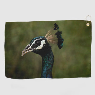 Serviette De Golf Profil de paon