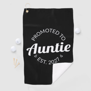 Serviette De Golf Promue Tatie Est 2027 Nouvelle Tante I