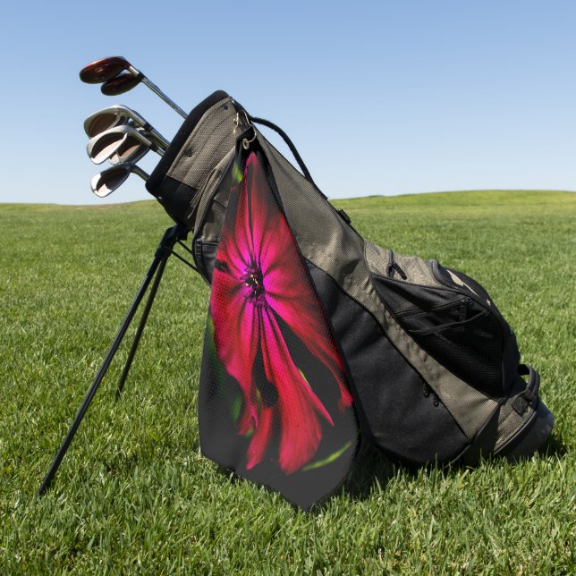 Serviette De Golf Purple Wild Flower gtcna (Vert)