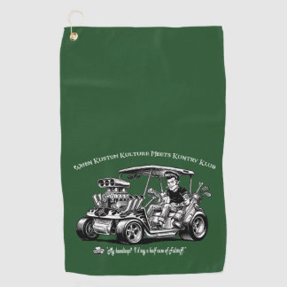 Serviette De Golf Quand la Kustom Kulture rencontre les conventions