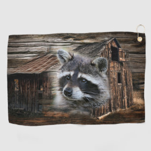 Serviette De Golf Raccoon À L'Ancienne Grange
