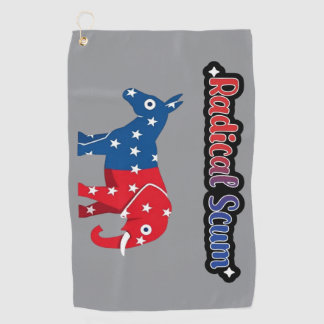 Serviette De Golf Radical Scum Political Satire