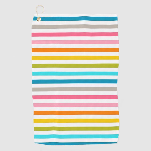 Serviette De Golf Rayures (Devant)