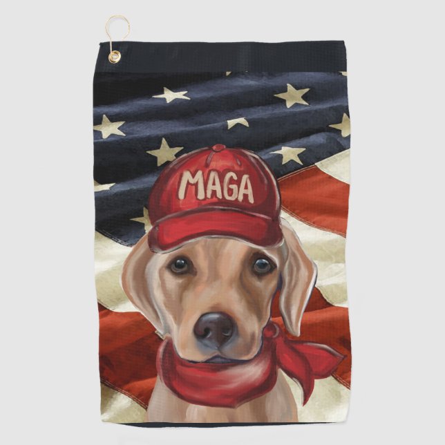 SERVIETTE DE GOLF RÉCUPÉRATION DE LABRADOR MAGA (Devant)
