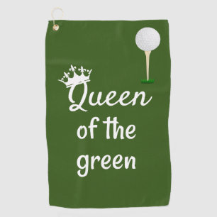 Serviette De Golf Reine du golf vert Golf pour elle