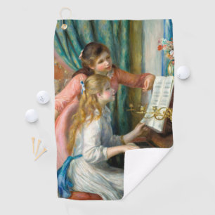 Serviette De Golf Renoir Girls at the Piano Impressionism Painting