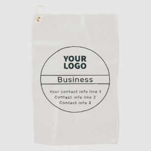 Serviette De Golf Retro-Modern Business ou Marque Coordonnées