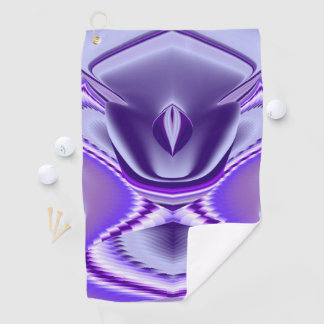 Serviette De Golf Rêves arc-en-ciel à fleurs violettes