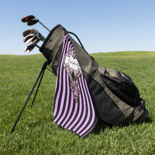 Serviette De Golf Romantique Steampunk Goth Personnalisé