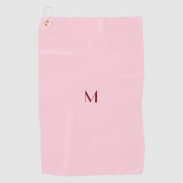 Serviette De Golf rose pastel - ajouter du monogramme
