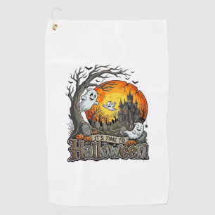 Serviette De Golf Sa Maison Hantée Halloween Cimetière Effrayant