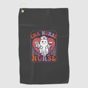 Serviette De Golf Sac infirmière Cna Halloween fantôme stéthoscope s