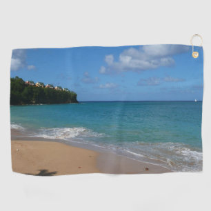 Serviette De Golf Saint Lucia Beach Paysage tropical