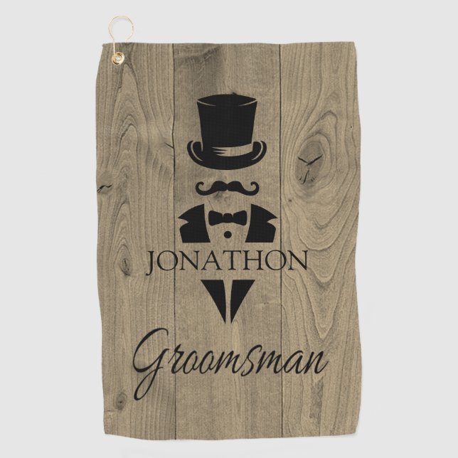 Serviette De Golf Salons personnalisés (Devant)