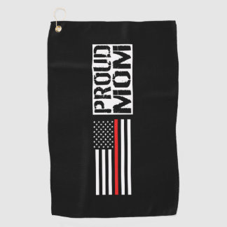 Serviette De Golf Sapeur-pompier - maman fière