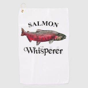 Serviette De Golf Saumon Whisperer Light Fishing Towne