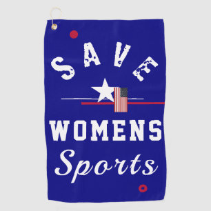 Serviette De Golf Sauvez les sports pour femmes