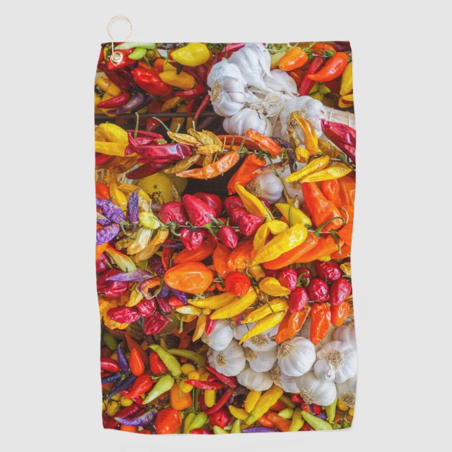Serviette De Golf Saveurs méditerranéennes (Devant)