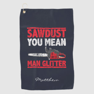 Serviette De Golf Sawdust Vous Voulez Dire Parties scintillant Homme