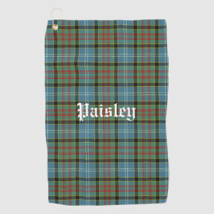 Serviette De Golf Scotland Paisley District Tartan Personnalisé