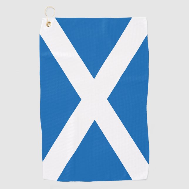 Serviette De Golf Scottish Flag & golf Scotland /sports Edimbourg (Devant)