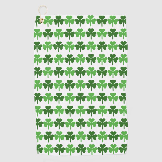Serviette De Golf Shamrock (Devant)